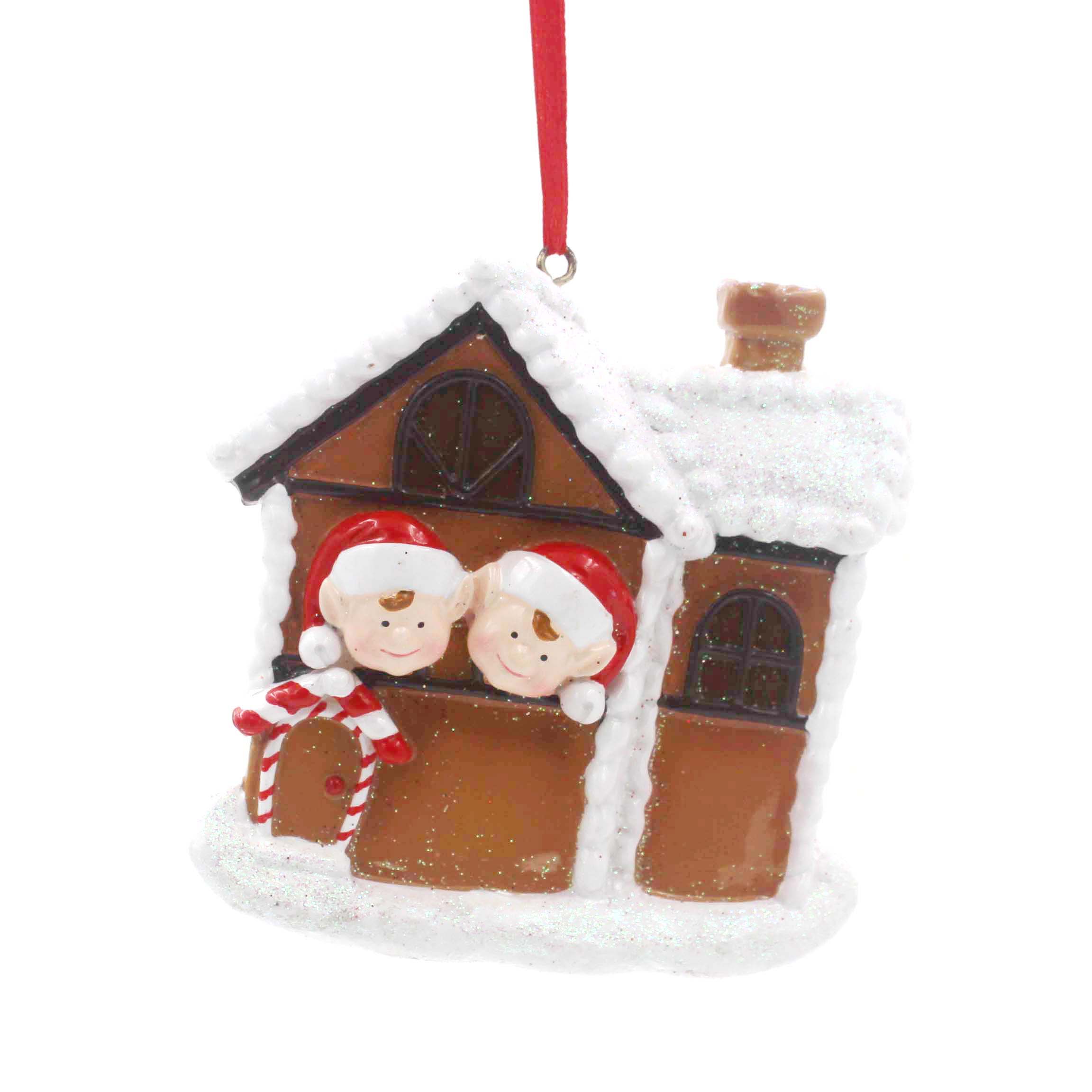 Ginger House Family Of 6 Personalized Christmas Tree Ornament