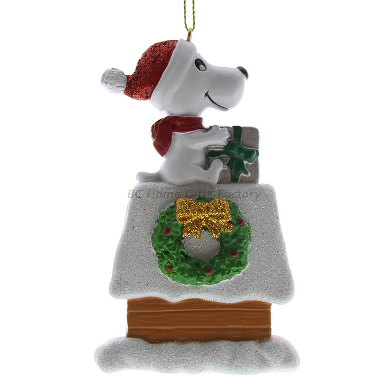 Personlized 3D House and Dog Ornament