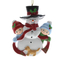 Personlized 3D Snow Man and Baby Ornament