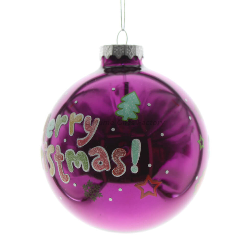 Glass Ball Christmas Personalized Ornament