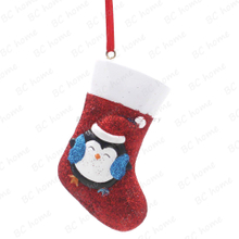 Penguin With Sock Ornament Personalized Christmas Tree Ornament