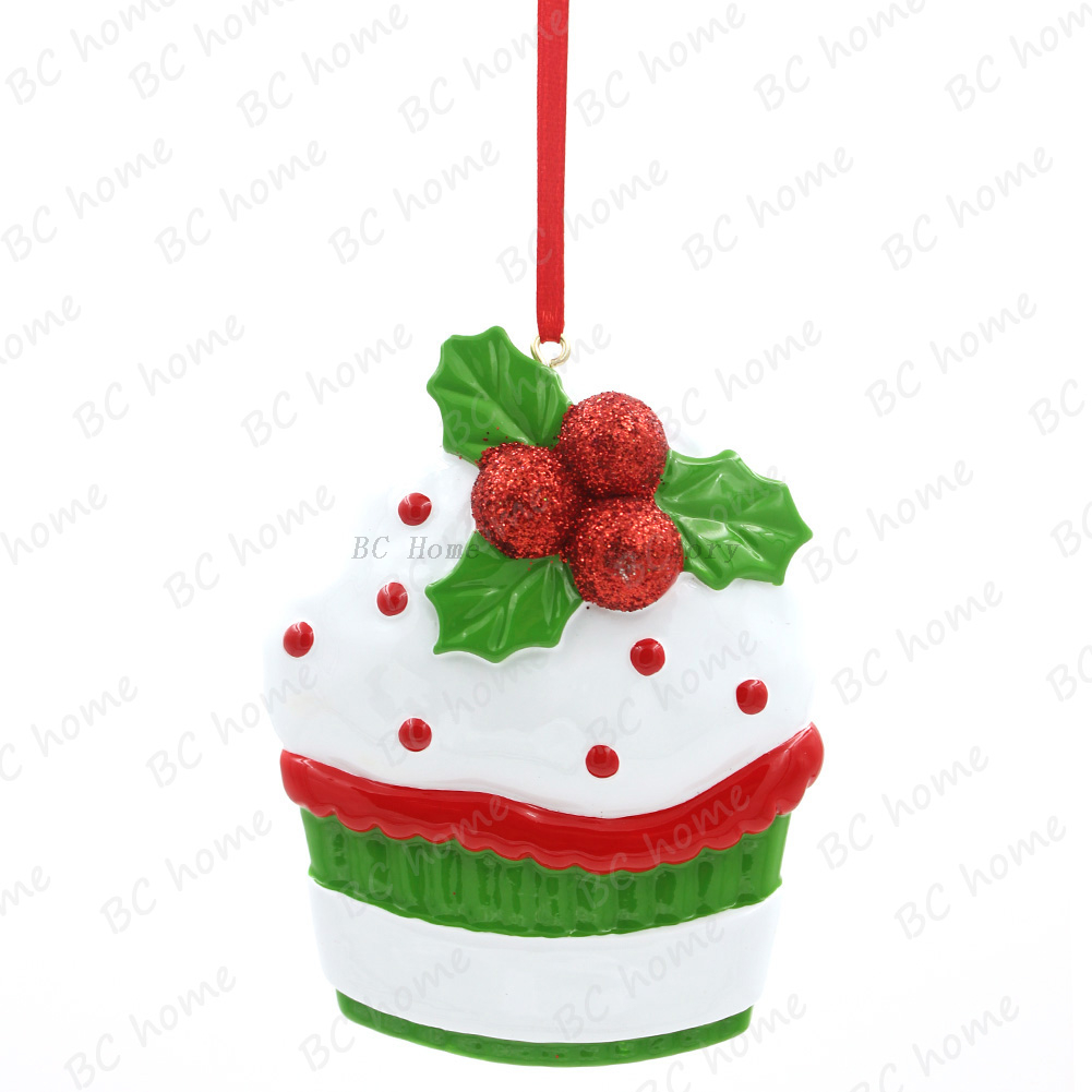 Cake Ornament Personalized Christmas Tree Ornament