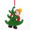 Snowman With Christmas Tree Ornament Personalized Christmas Tree Ornament