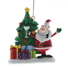 Personlized 3D Santa and Christams Tree Ornament