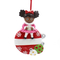 Christmas Ball With Girl Ornament Personalized Christmas Tree Ornament