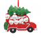 Kids In Car Family Of 6 Personalized Christmas Tree Ornament