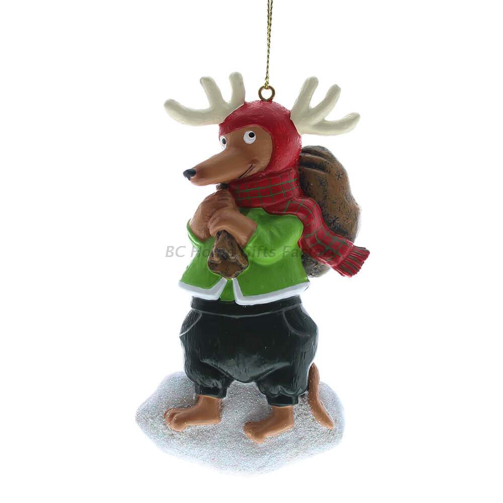 Personlized 3D Chritmas Reinbeer Ornament