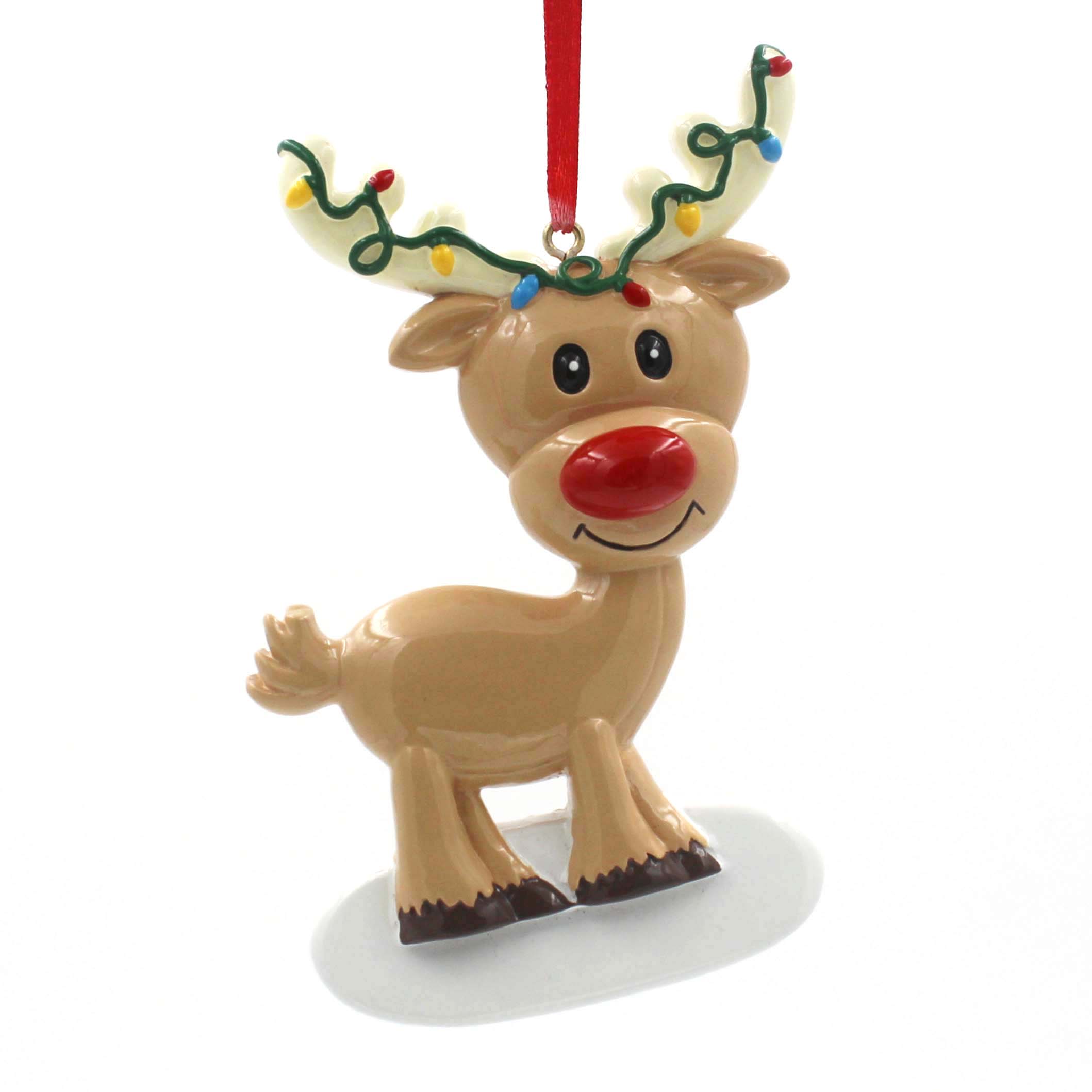 Reindeer Ornaments Personalized Christmas Tree Ornament