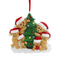 Bear Family Of 6 personalized Christmas Tree Ornament