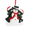Black Bear With Snowman Family Of 6 Personalized Christmas Tree Ornament