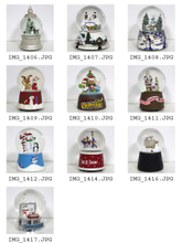 Many style Polyresin Christmas Snow globes