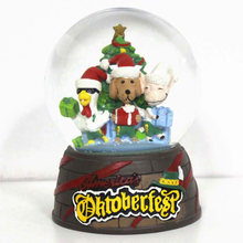Christmas Polyresin Animal Snow globes