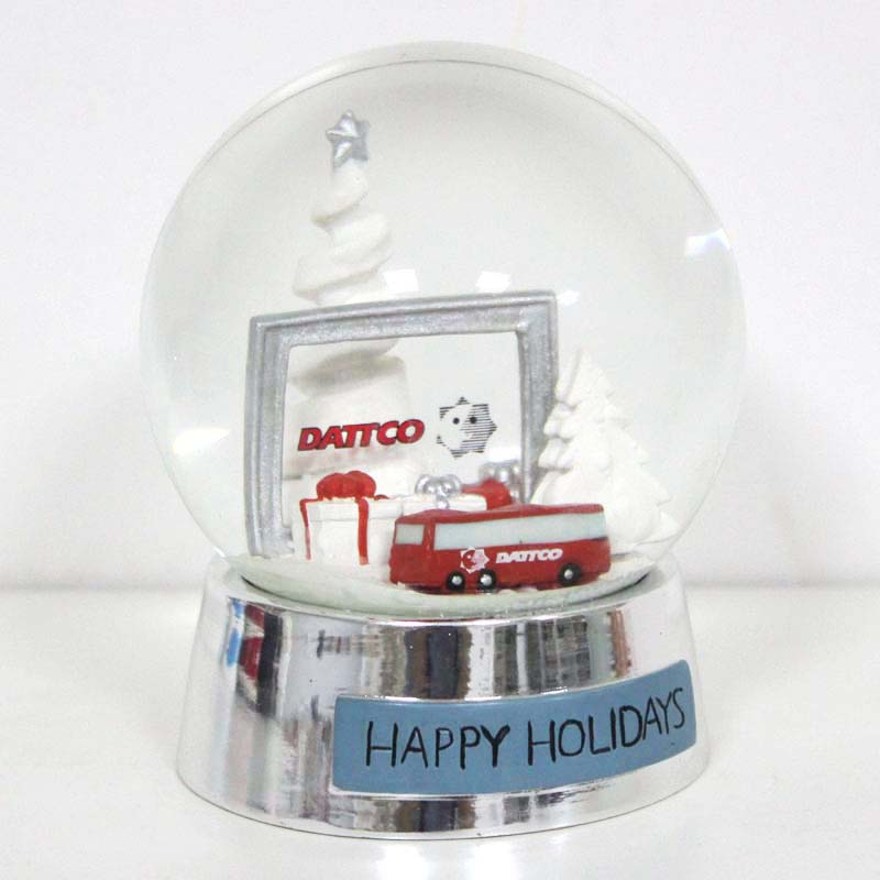 Christmas Bus Gifts Polyresin Snow globes