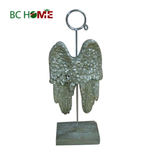 Angle Wing Polyresin Business Card Holder