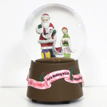 Christmas Santa Polyresin Gift Snow globes