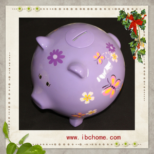 Resin Piggy money box,coin saving box