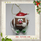 Resin reindeer Christmas tree ornament